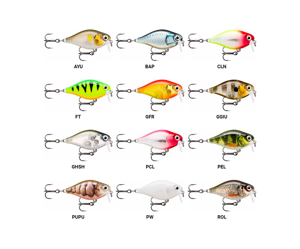 RAPALA X-LIGHT CRANK SHALLOW RUNNER 